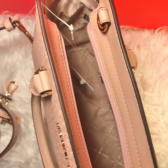 🌺 NEW MK MICHAEL KORS SIGNATURE SELMA SATCHEL - Picture 3 of 7